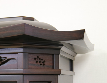 創価学会厨子型収納仏壇　金剛堂　B603　和h室に最適　桜