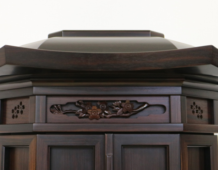 創価学会厨子型収納仏壇　金剛堂　B603　和h室に最適　桜