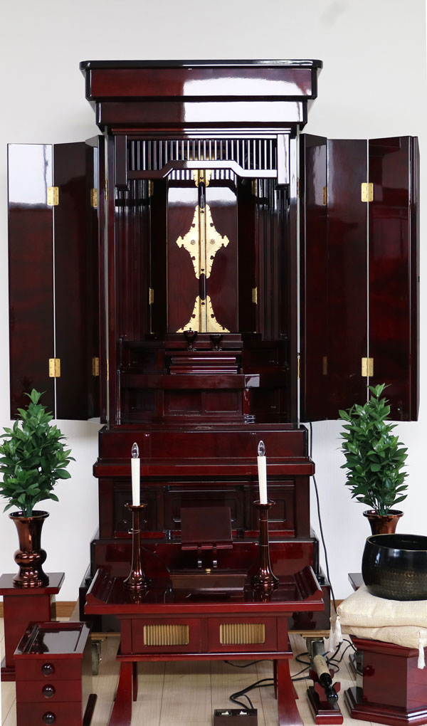 創価学会中古仏壇　厨子型　543　創価学会仏壇専門店桜梅桃李.com