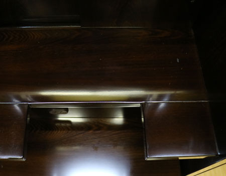 創価学会仏壇専門店桜梅桃李.comより、創価学会家具調中古仏壇鉄刀木B549　激安最安値で発売いたします。コメット、新世紀3型、