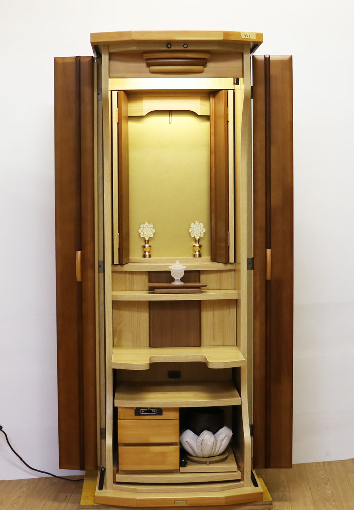 創価学会 家具調 中古仏壇 551 金剛堂アンサンブル | 桜梅桃李.com