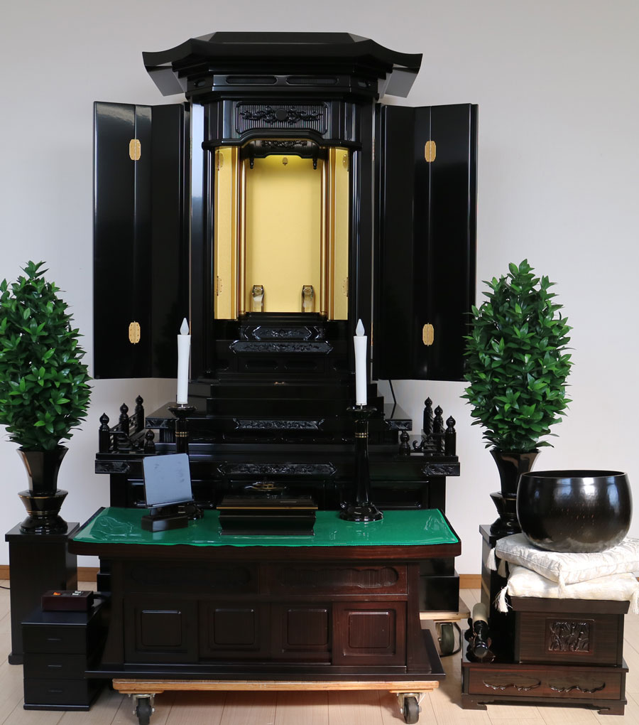 創価学会中古仏壇 厨子型電動中古仏壇　553　創価学会仏壇専門店桜梅桃李.com　地区拠点個人会館に最適激安最安値