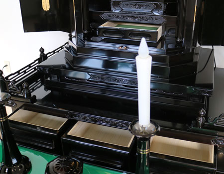 創価学会中古仏壇 厨子型電動中古仏壇　553　創価学会仏壇専門店桜梅桃李.com　地区拠点個人会館に最適激安最安値