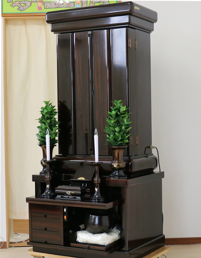 創価学会仏壇厨子型中古仏壇559　和室・会場に最適創価学会仏壇専門店桜梅桃李.comより.comより最安値で販売しております。　