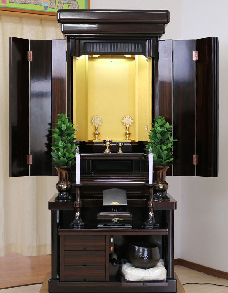 創価学会仏壇厨子型中古仏壇559　和室・会場に最適創価学会仏壇専門店桜梅桃李.comより.comより最安値で販売しております。　