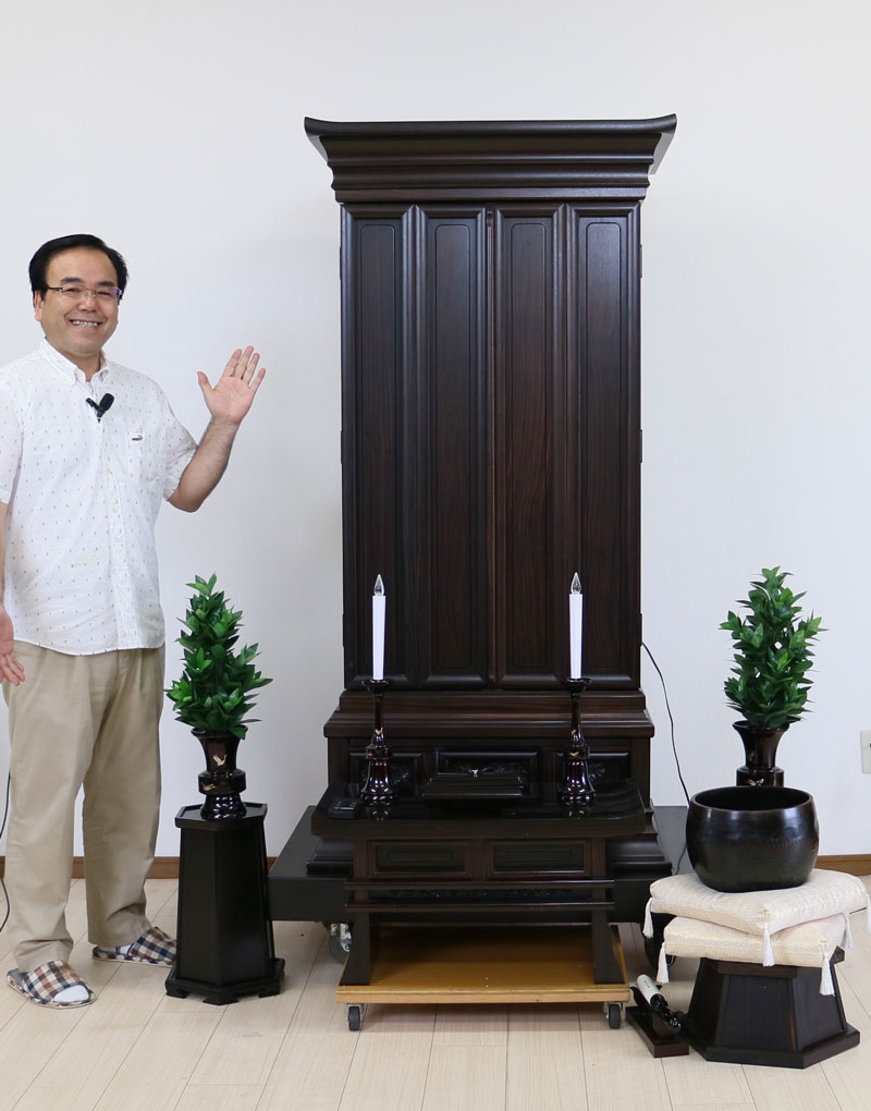 創価学会厨子型中古仏壇560　金剛堂「金剛桜」仏具一式付き　創価学会仏壇専門店桜梅桃李.comより発売業界最安値・激安販売中です。拠点・個人会館・地区拠点・支部拠点・本部拠点に最適和室男子部拠点に