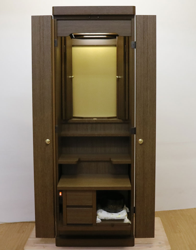 創価学会中古仏壇手動家具調563　ワンルーム・一人暮らし・洋室・リビング・ダイニング・LDK・にぴったり