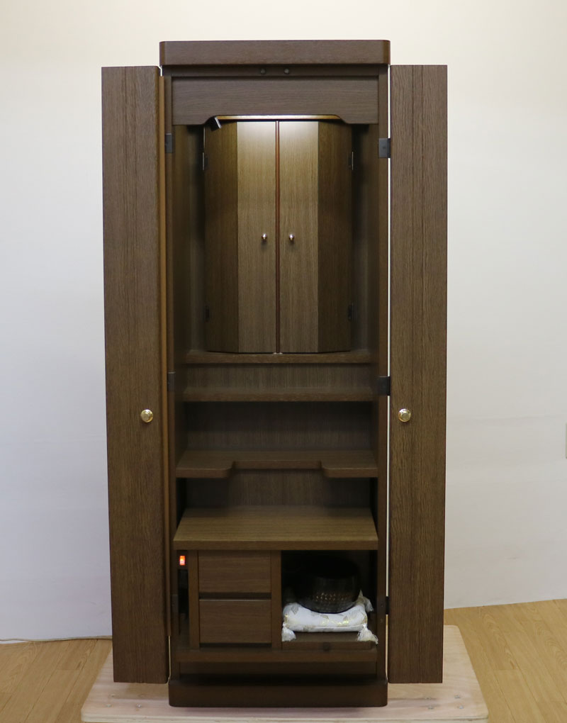 創価学会中古仏壇手動家具調563　ワンルーム・一人暮らし・洋室・リビング・ダイニング・LDK・にぴったり