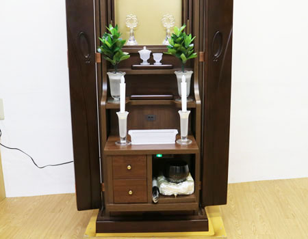 創価学会家具調中古仏壇565　リビング・ダイニング・洋室・和室・結婚祝いにぴったり