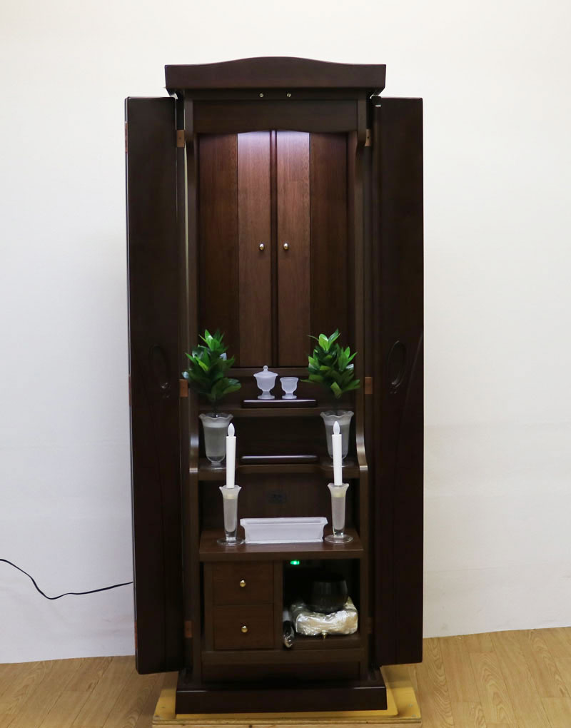 創価学会家具調中古仏壇565　リビング・ダイニング・洋室・和室・結婚祝いにぴったり