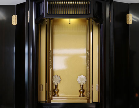 創価学会中古仏壇厨子型会館　黒檀568　創価学会仏壇専門店桜梅桃李.comより発売