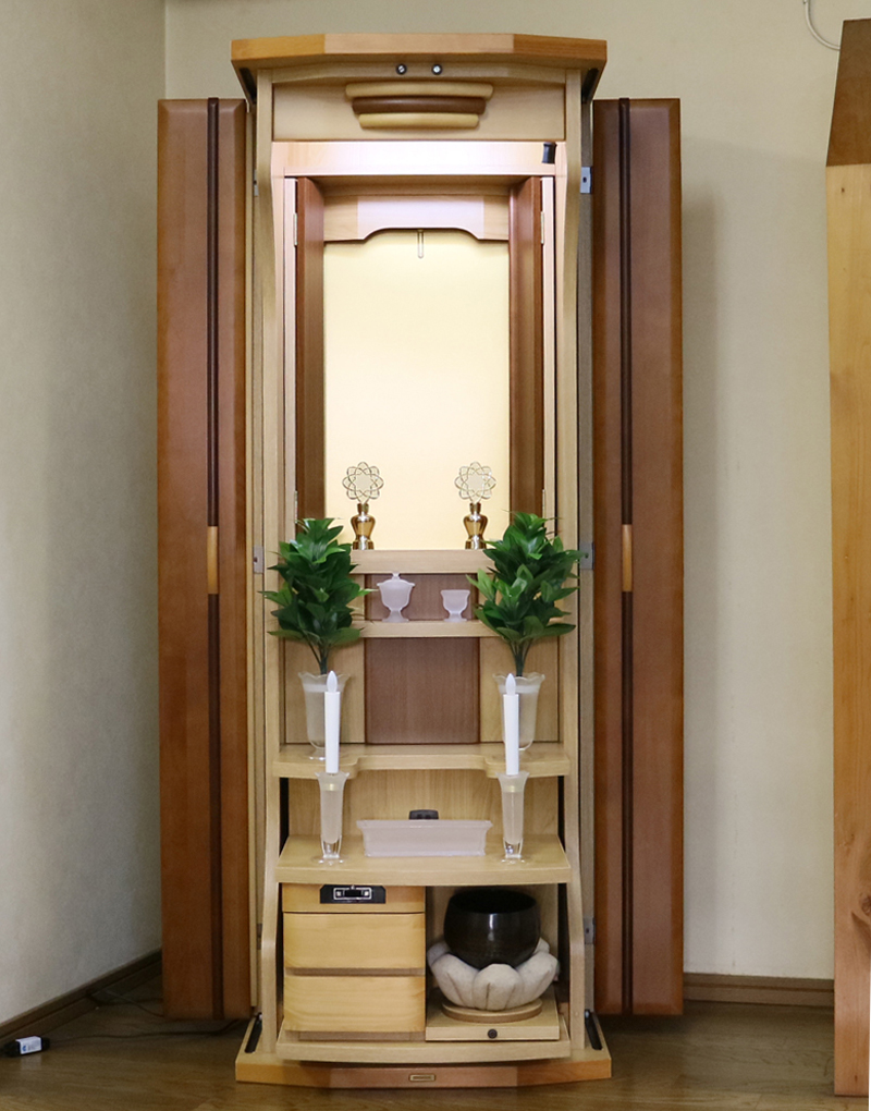 創価学会 家具調 中古仏壇 576 金剛堂アンサンブル | 桜梅桃李.com