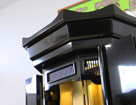 創価学会厨子型中古仏壇577　和室拠点会場に最適　六畳間八畳間　床の間　男子部　創価学会仏壇　SGI仏壇　最安値創価学会仏壇専門店桜梅桃李.comより発売