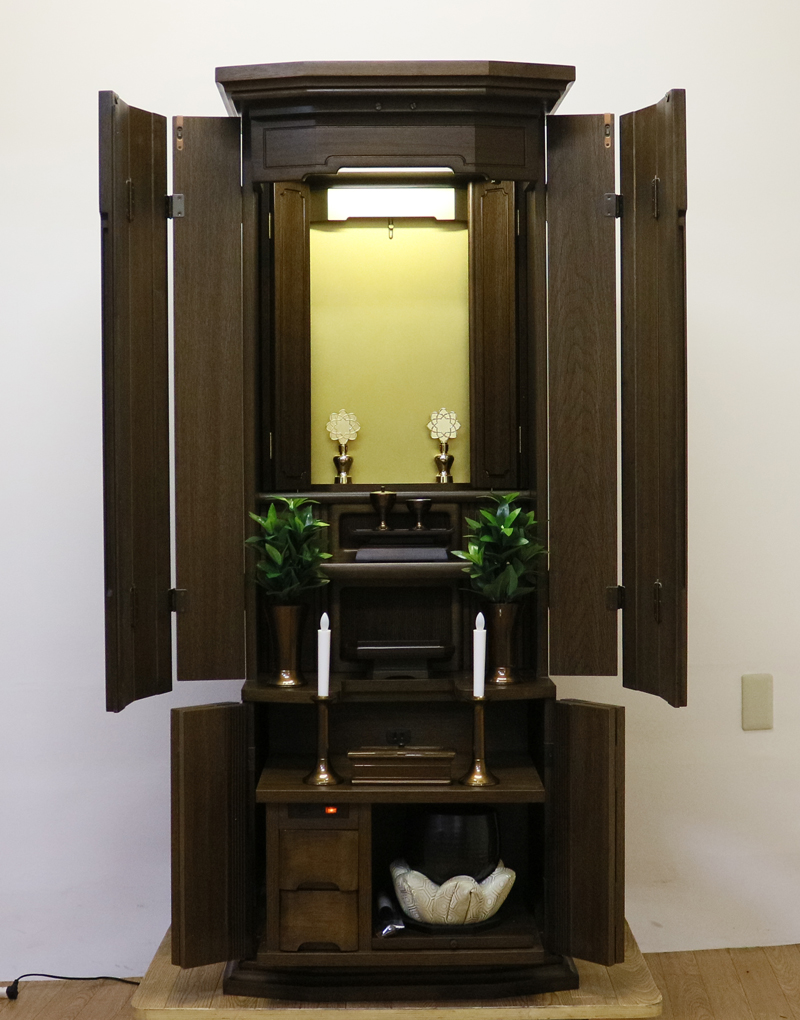 創価学会中古仏壇　家具調 584 洋室　リビング　一人暮らし　DK　女子部　婦人部　激安　最安値　訳アリ　