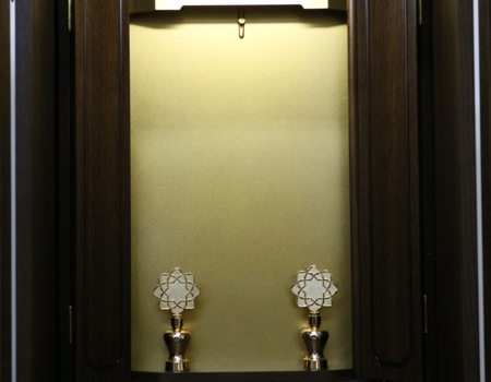 創価学会中古仏壇　家具調 584 洋室　リビング　一人暮らし　DK　女子部　婦人部　激安　最安値　訳アリ　