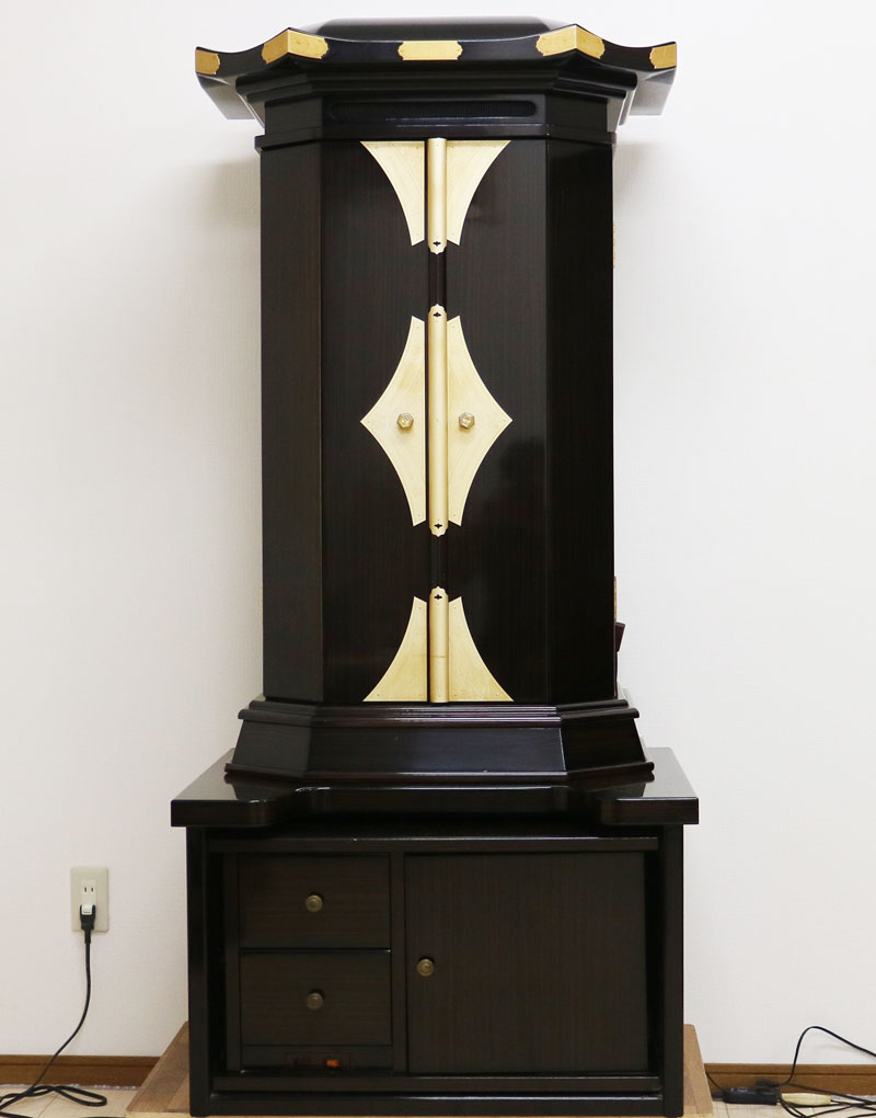 創価学会厨子型中古仏壇 B592 和室・拠点に最適 仏具なしB級仏壇 訳アリ大特価 格安で販売いたします。 創価学会仏壇専門店桜梅桃李.comより発売いたします