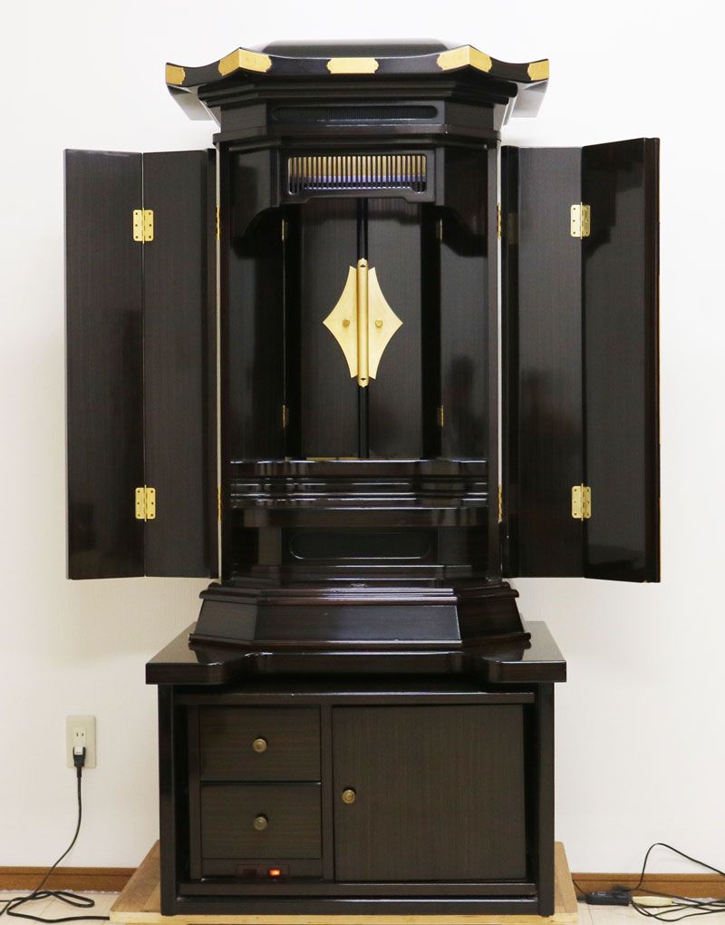 創価学会厨子型中古仏壇 B592 和室・拠点に最適 仏具なしB級仏壇 訳アリ大特価 格安で販売いたします。 創価学会仏壇専門店桜梅桃李.comより発売いたします