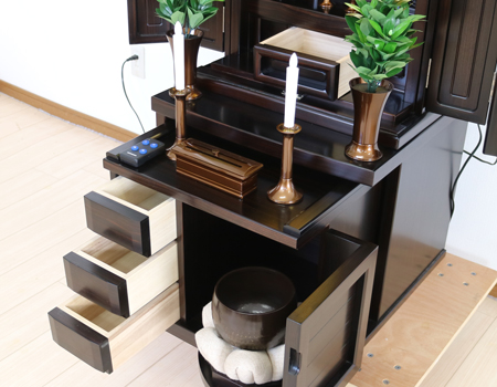 創価学会厨子型収納仏壇　金剛堂　621　和室に最適　販売いたします。