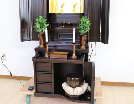 創価学会厨子型収納仏壇　金剛堂　621　和室に最適　販売いたします。