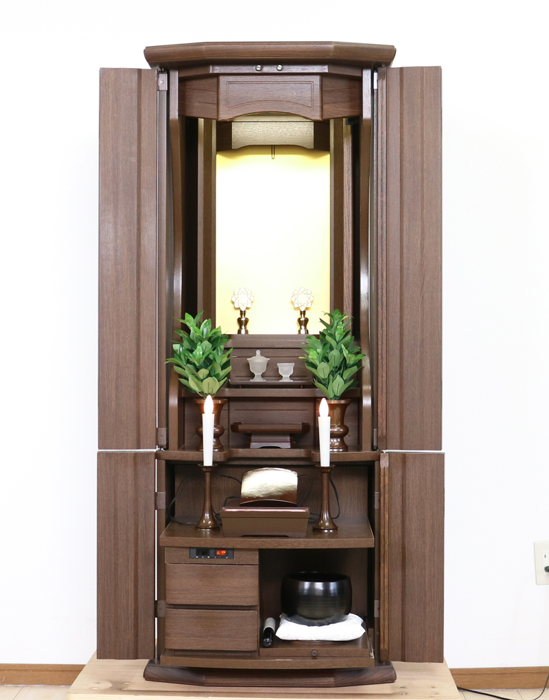 創価学会中古仏壇625　家具調　金剛堂　和室・洋室に最適　格安・激安にて最安値にて創価学会仏壇専門店桜梅桃李.comが販売いたします。