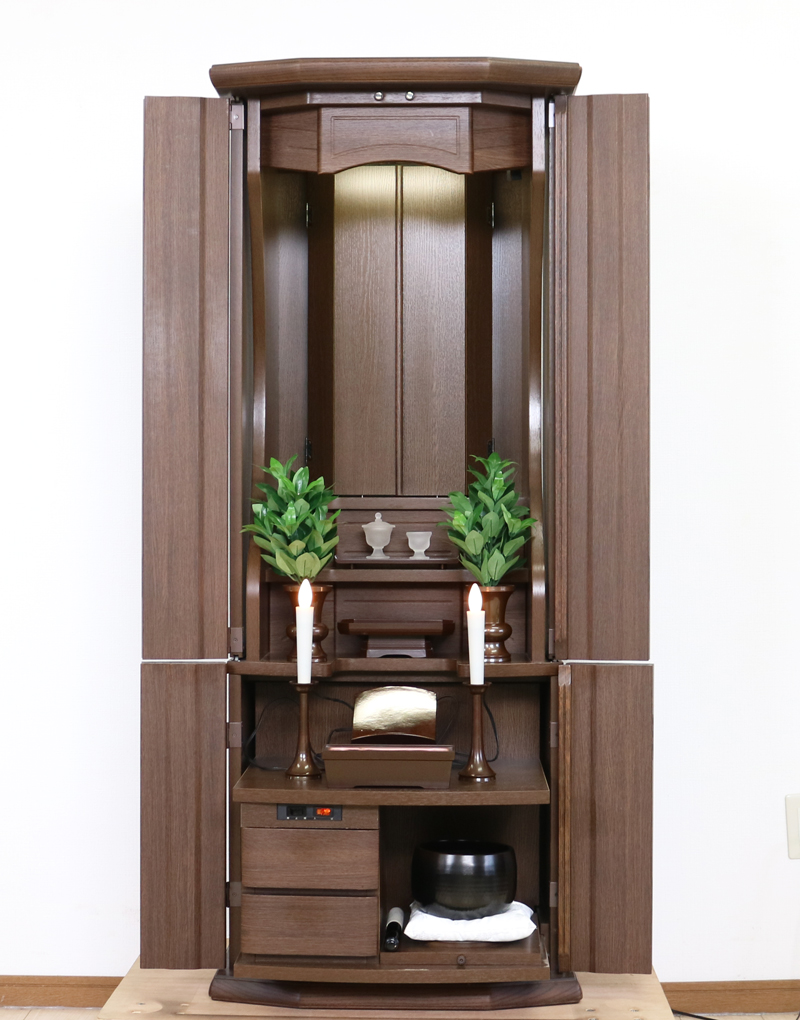 創価学会中古仏壇625　家具調　金剛堂　和室・洋室に最適　格安・激安にて最安値にて創価学会仏壇専門店桜梅桃李.comが販売いたします。