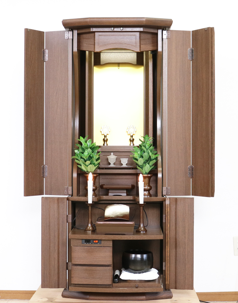 創価学会中古仏壇625　家具調　金剛堂　和室・洋室に最適　格安・激安にて最安値にて創価学会仏壇専門店桜梅桃李.comが販売いたします。