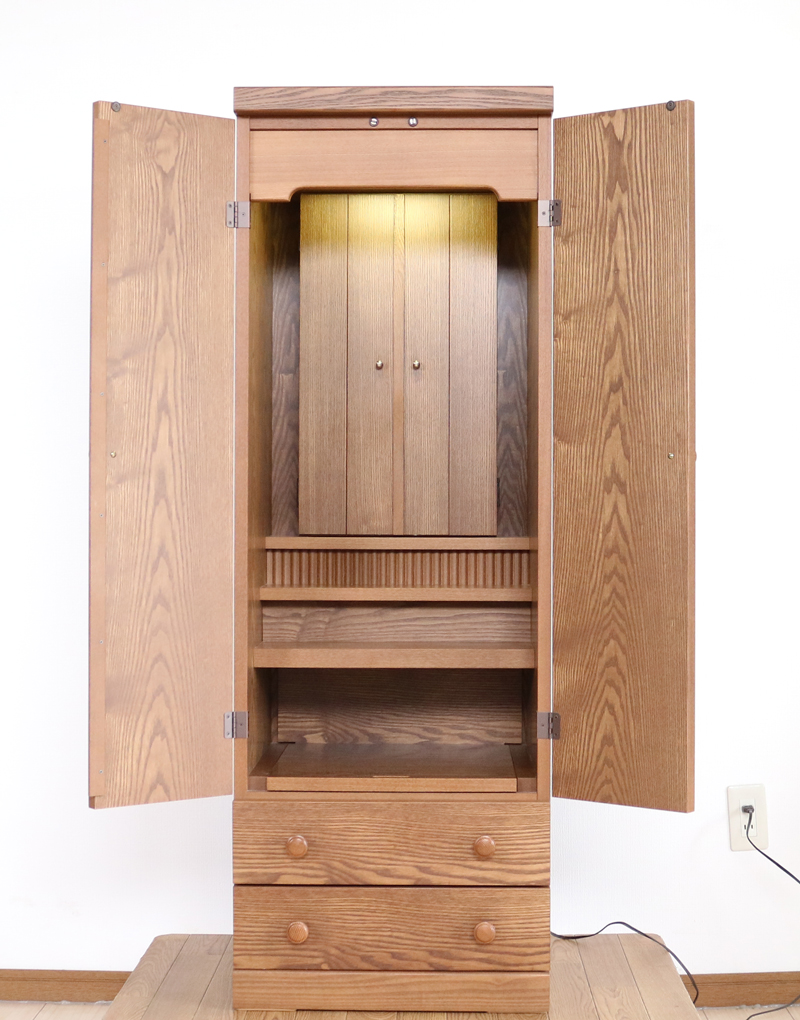 創価学会中古仏壇626　家具調仏壇　ワンルーム・洋室に最適　仏具無し　格安・激安にて最安値にて創価学会仏壇専門店桜梅桃李.comが販売いたします。