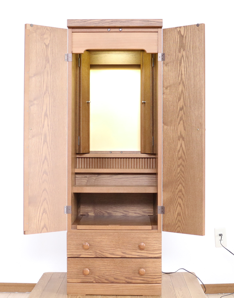 創価学会中古仏壇626　家具調仏壇　ワンルーム・洋室に最適　仏具無し　格安・激安にて最安値にて創価学会仏壇専門店桜梅桃李.comが販売いたします。