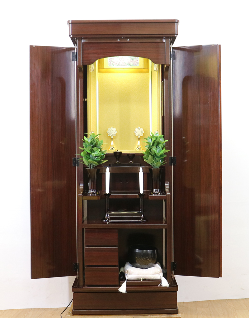 創価学会仏壇専門店桜梅桃李.comより創価学会家具調中古仏壇636紫檀を発売致します。