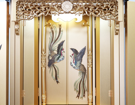 創価学会仏壇専門店桜梅桃李.comより創価学会厨子型中古仏壇経机付き百鳳637を発売致します。