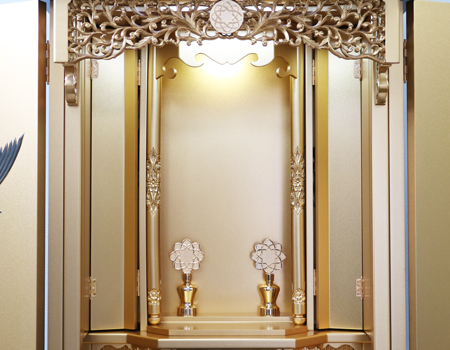 創価学会仏壇専門店桜梅桃李.comより創価学会厨子型中古仏壇経机付き百鳳637を発売致します。