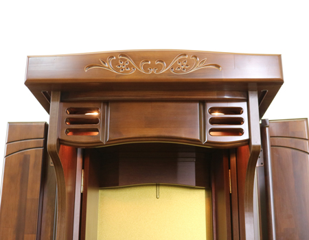 創価学会仏壇専門店桜梅桃李より家具調中古仏壇650トレニアダウンライトを発売いたしました