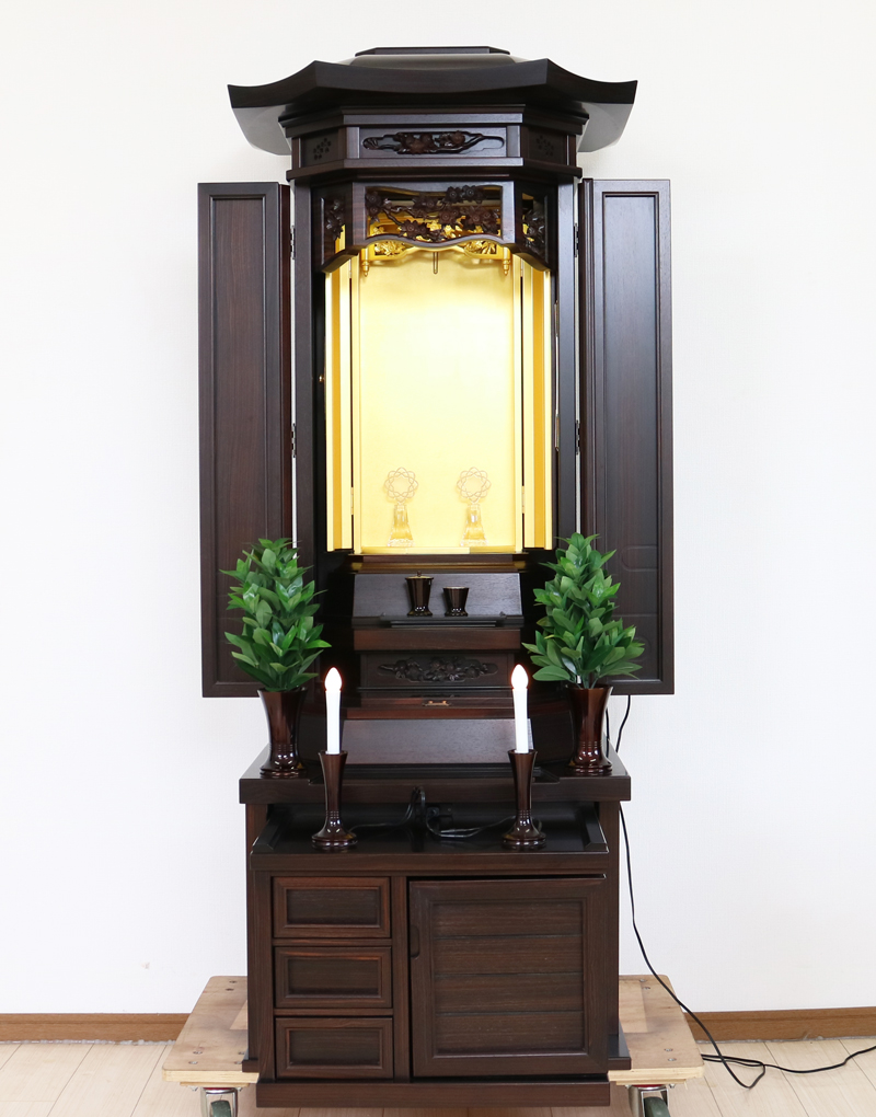 創価学会厨子型収納仏壇　金剛堂　中古655　創価学会仏壇専門店桜梅桃李.comより発売いたします。