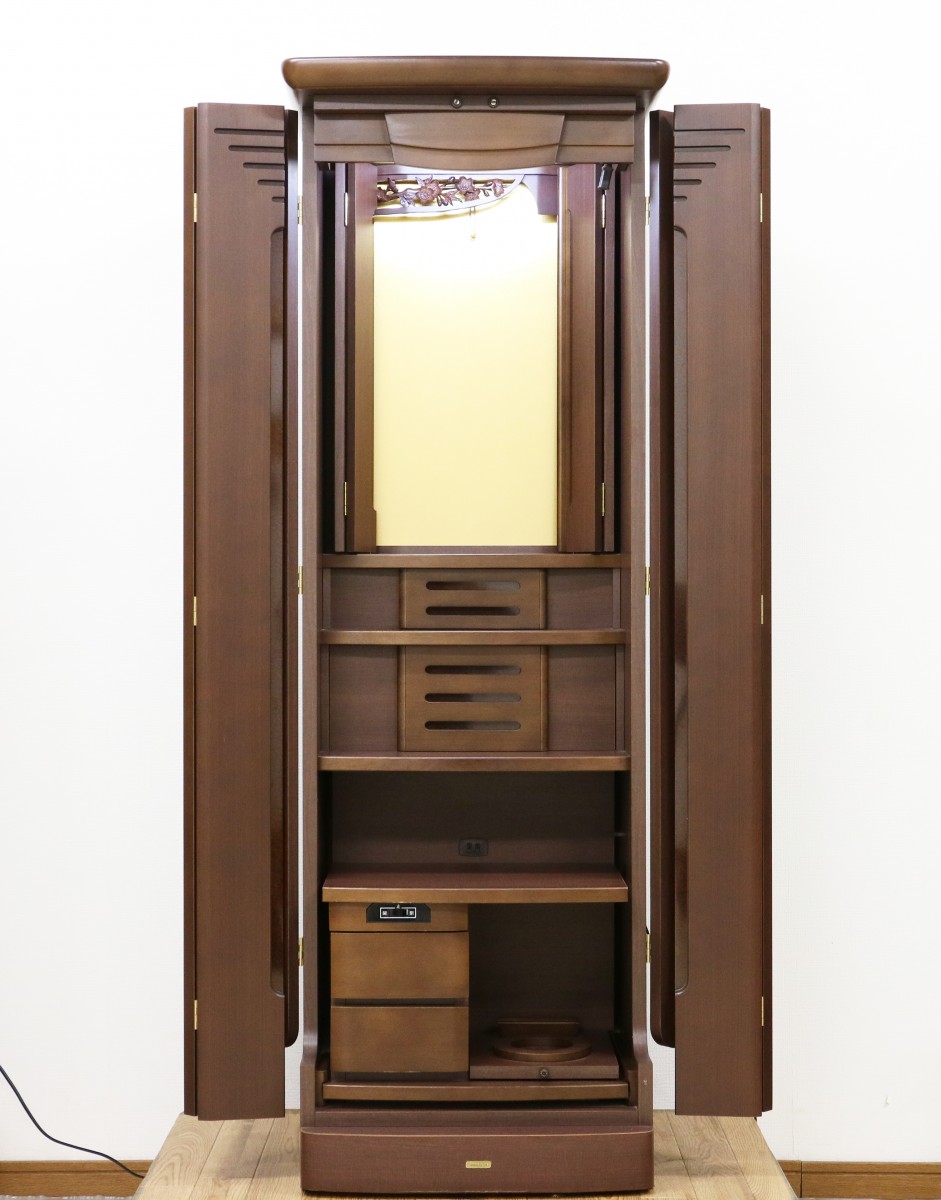 創価学会 家具調 中古仏壇 687 金剛堂 金板新品! | 桜梅桃李.com