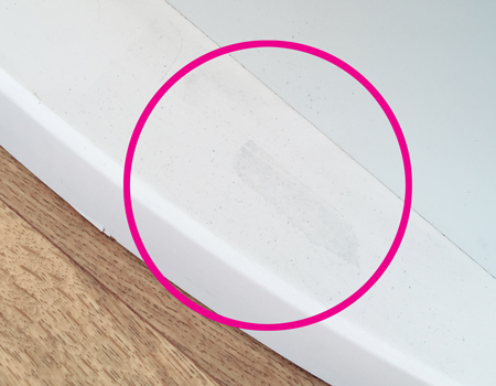 汚れ・傷・剥がれ