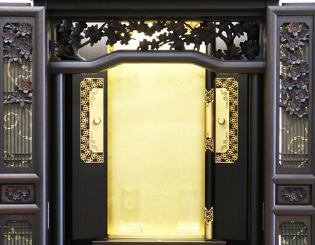 創価学会厨子型中古仏壇692 金剛堂仏具一式付き 創価学会仏壇専門店桜梅桃李.comより発売業界最安値・激安販売中です。