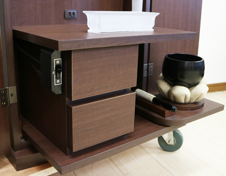 創価学会仏壇専門店桜梅桃李.comより創価学会家具調電動中古仏壇706金剛堂ブラウンを発売を致します。