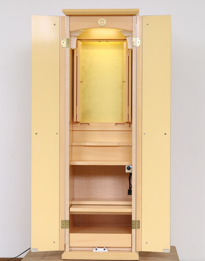 創価学会仏壇専門店桜梅桃李.comより創価学会家具調中古仏壇714アクリル厨子手動を発売致します。