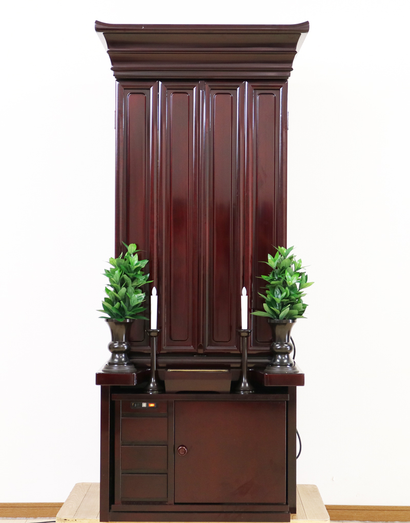 創価学会仏壇専門店桜梅桃李.comより創価学会厨子型中古仏壇714紫檀を発売致します。