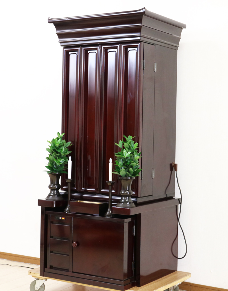 創価学会仏壇専門店桜梅桃李.comより創価学会厨子型中古仏壇714紫檀を発売致します。