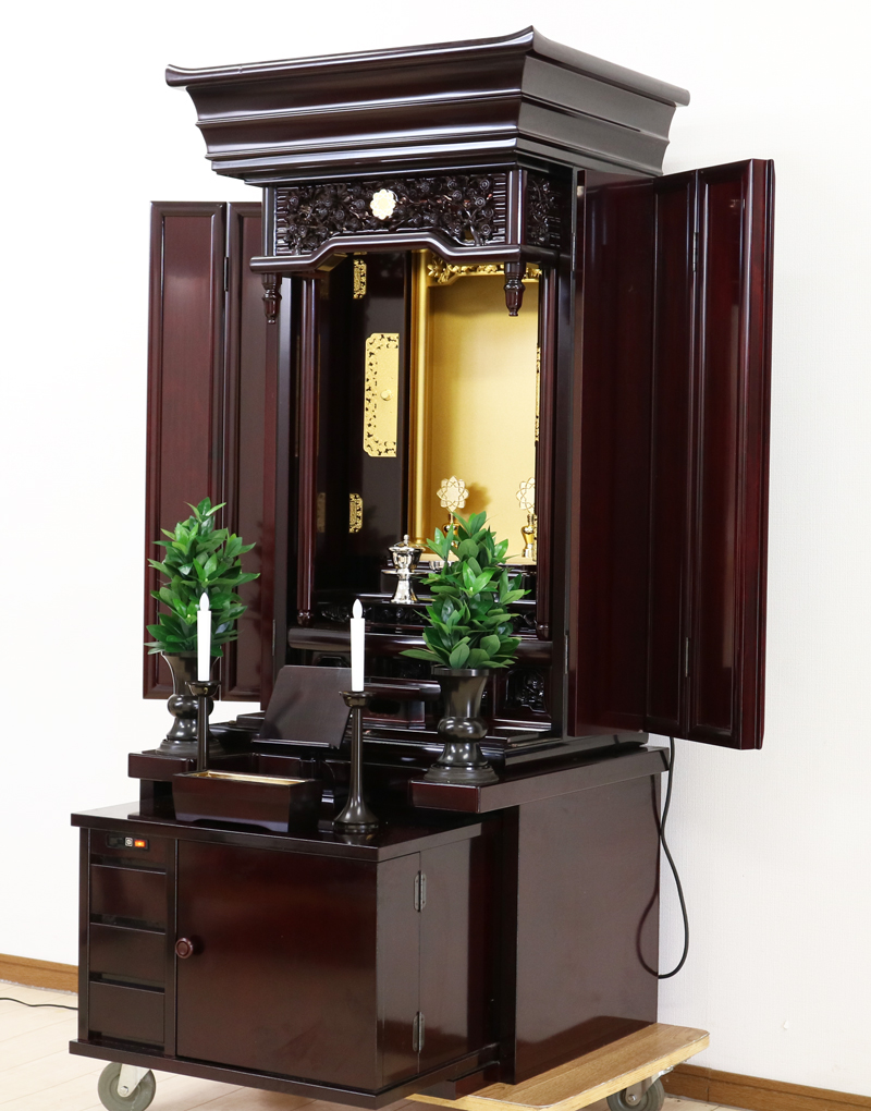 創価学会仏壇専門店桜梅桃李.comより創価学会厨子型中古仏壇714紫檀を発売致します。