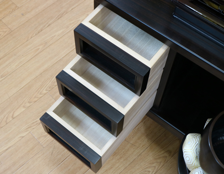 創価学会厨子型収納仏壇　金剛堂　中古引き出し三段