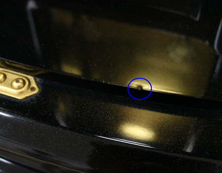 厨子下の打ち傷