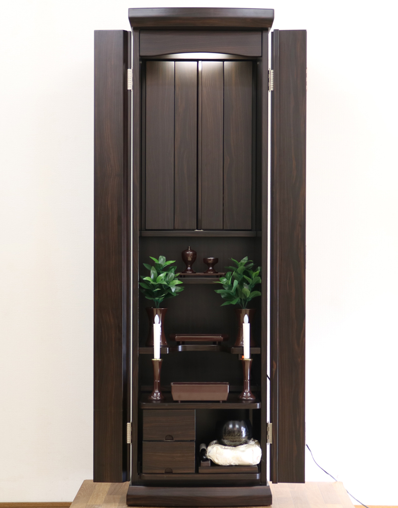 創価学会仏壇専門店桜梅桃李.comより創価学会家具調中古仏壇755手動を発売致します。