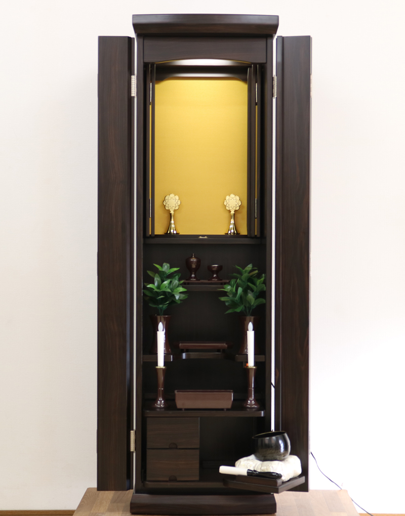 創価学会仏壇専門店桜梅桃李.comより創価学会家具調中古仏壇755手動を発売致します。