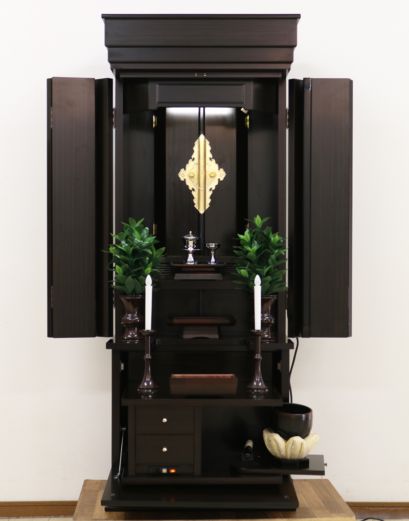 創価学会 厨子型収納仏壇 中古仏壇 756【特装御本尊様ご安置可能です