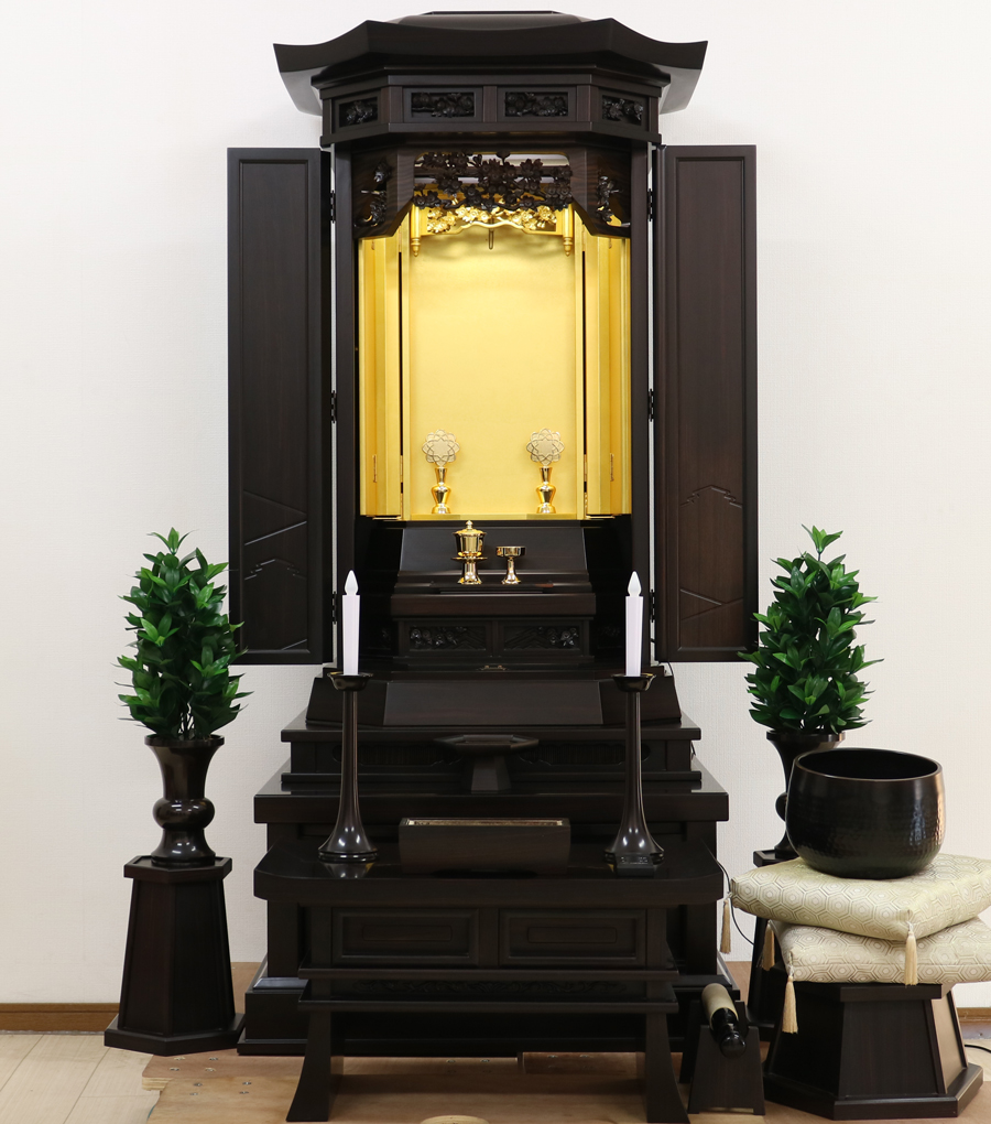 創価学会仏壇専門店桜梅桃李.comより創価学会厨子型経机付き中古仏壇757金剛堂桜を発売致します。