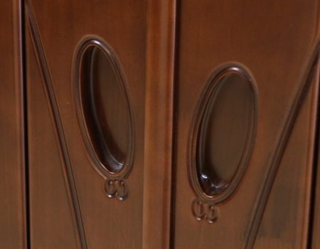 おしゃれな取っ手デザインとなっております。