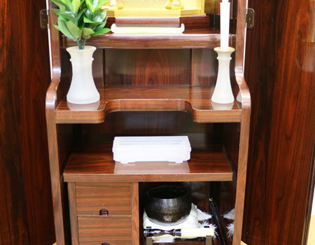 創価学会 中古家具調仏壇 B547/創価学会仏壇専門店桜梅桃李.com