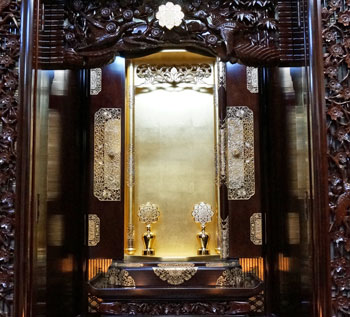 中古仏壇274 桜前開き仏壇電動 売約済 | 桜梅桃李.com